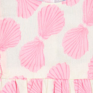 Seraphina Girl's Dress Shell Beach Pink