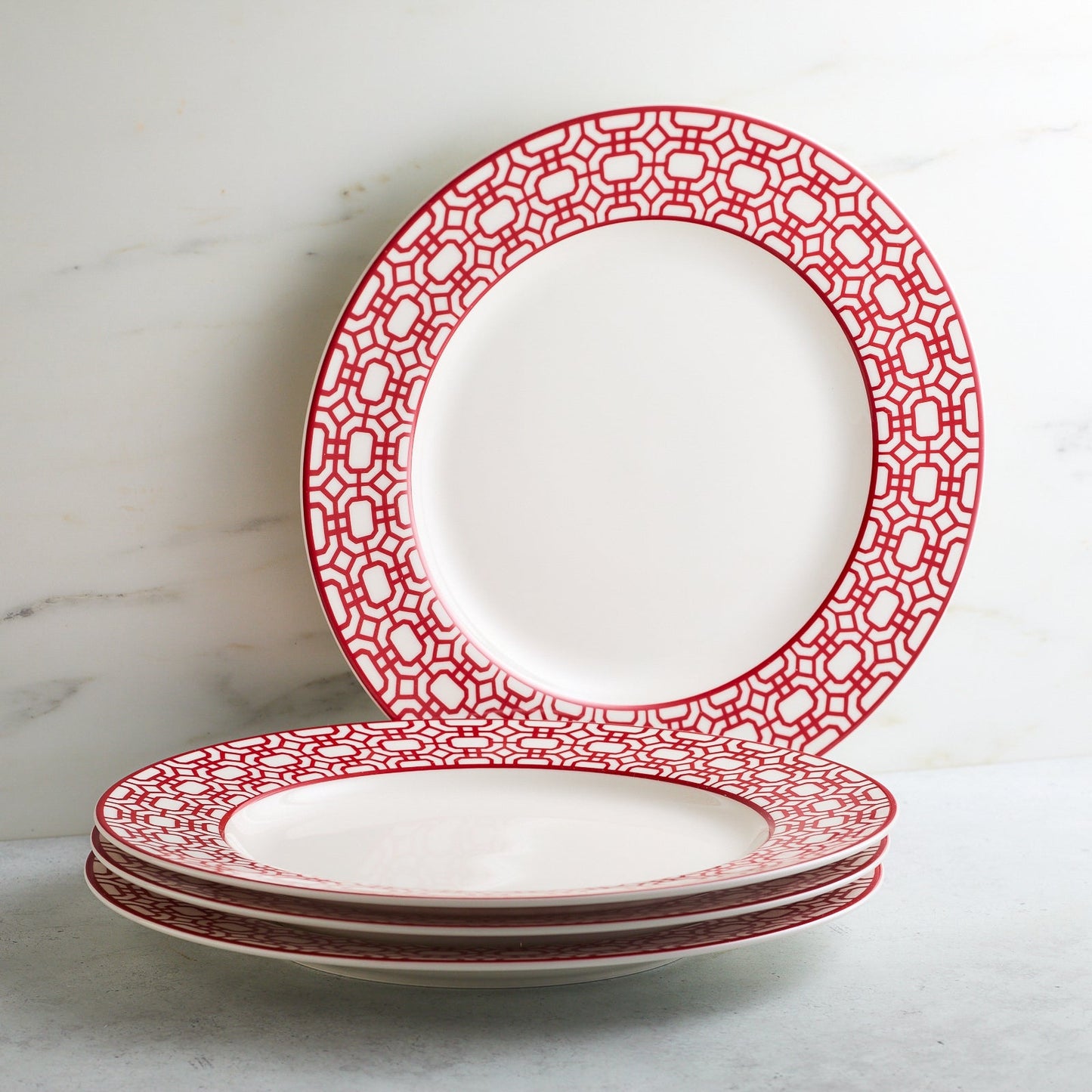 Newport Garden Gate Rimmed Dinner Plate