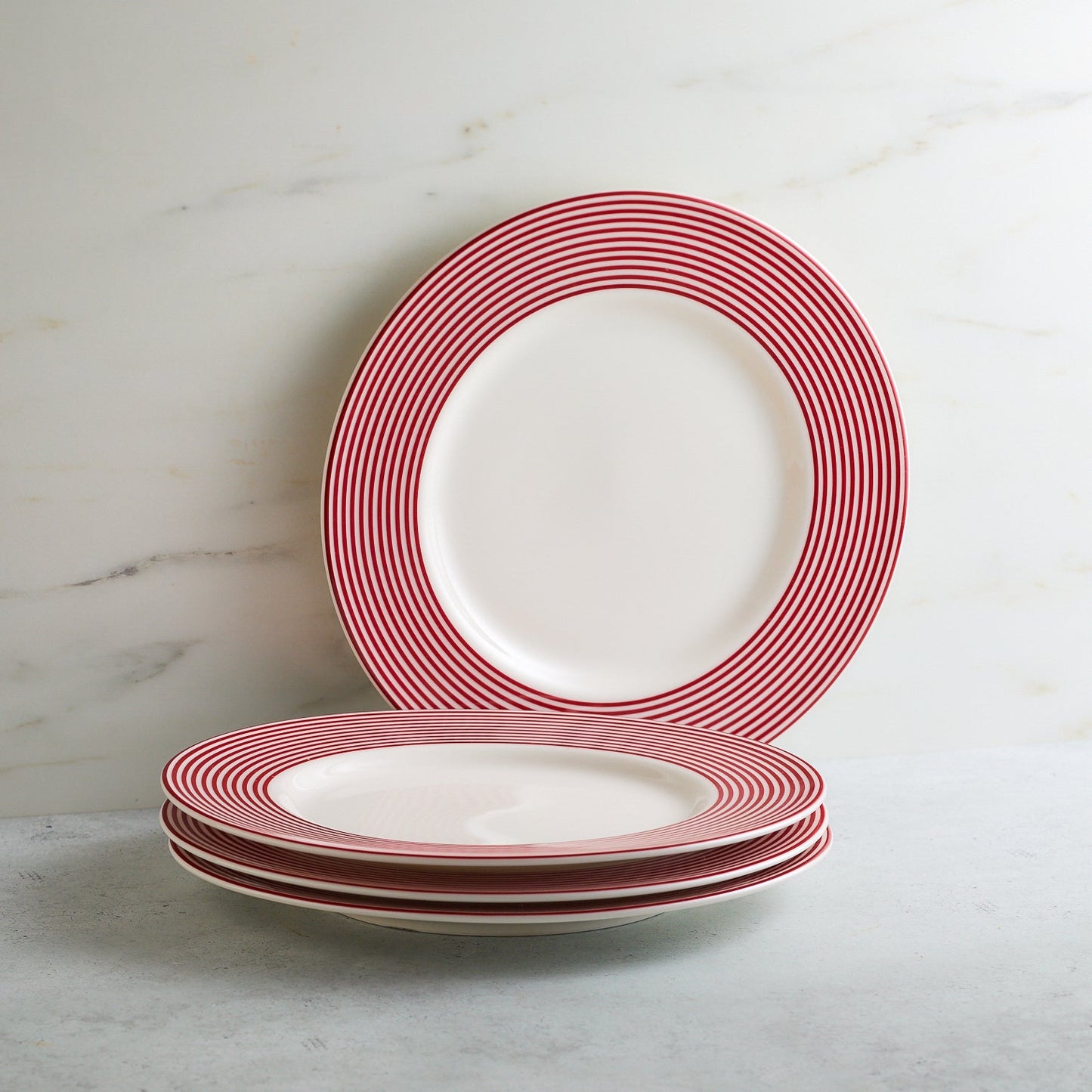 Newport Stripe Rimmed Salad Plate