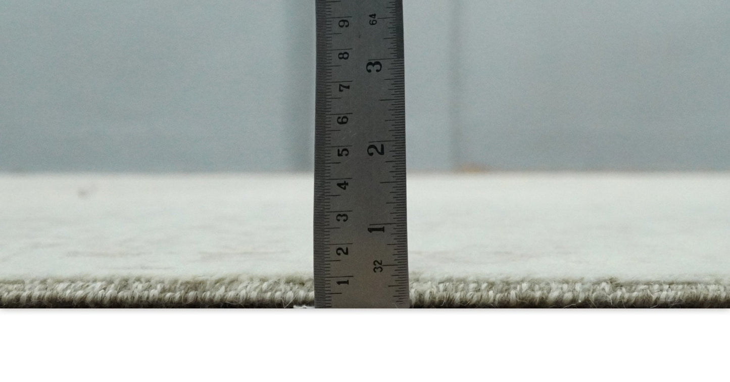 5x7 Fine Hand Knotted Beige and Brown Traditional Vintage Persian Style Antique Wool and Silk Rug | AGR50 - Marsh and Manor Collective