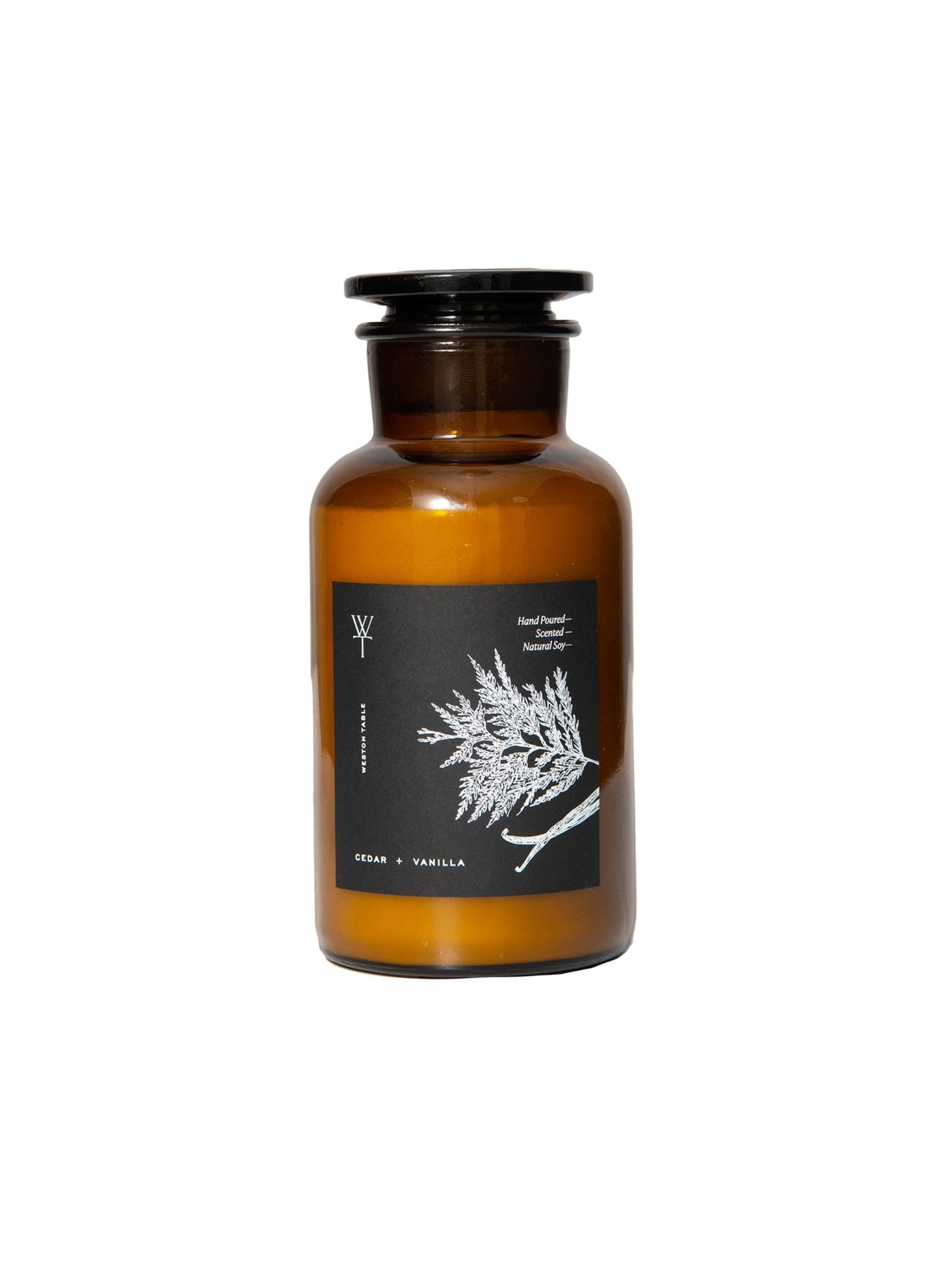 Apothecary Cedar and Vanilla Candle - Marsh and Manor Collective