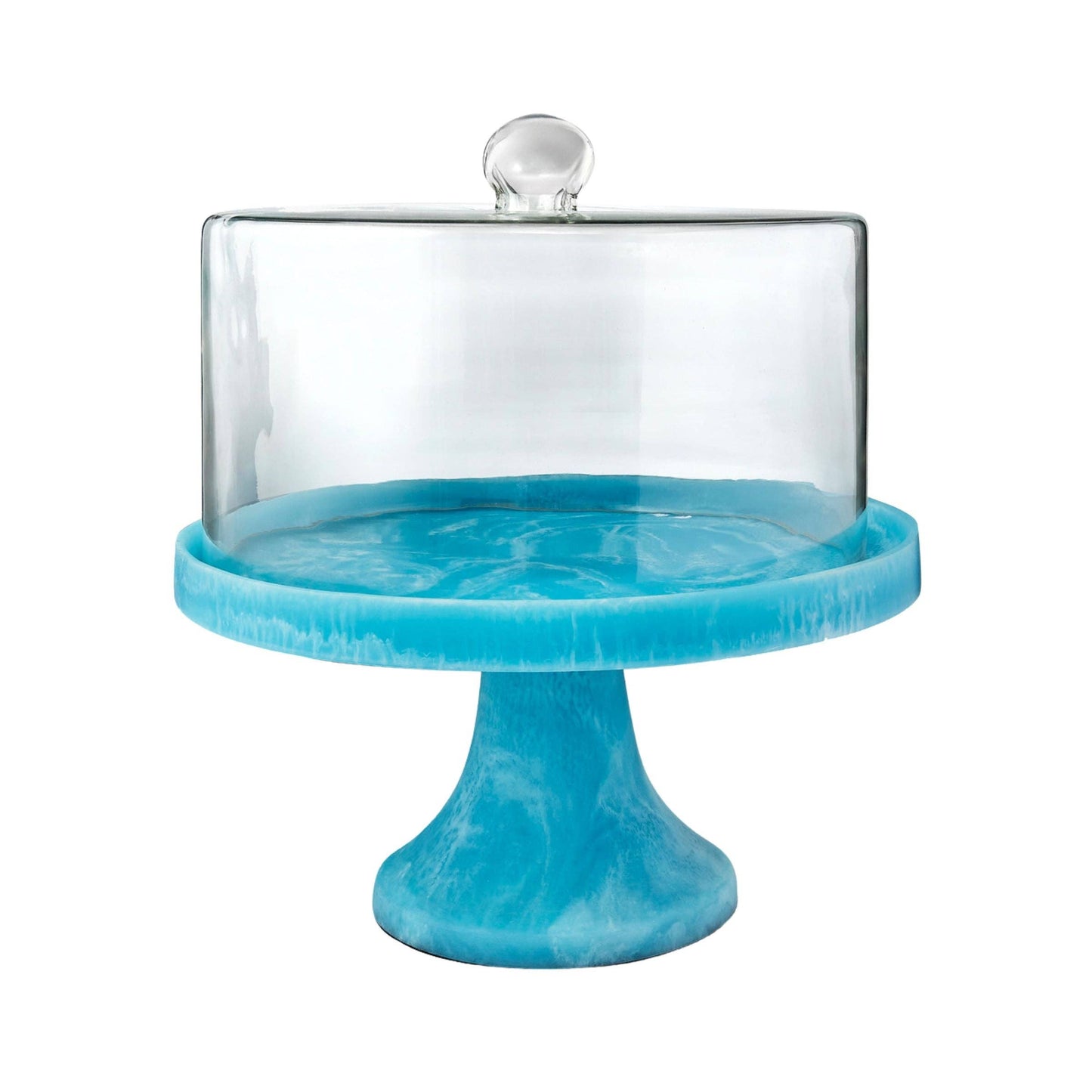 Alexandra Lucente Resin Matte Blue Cake Dome