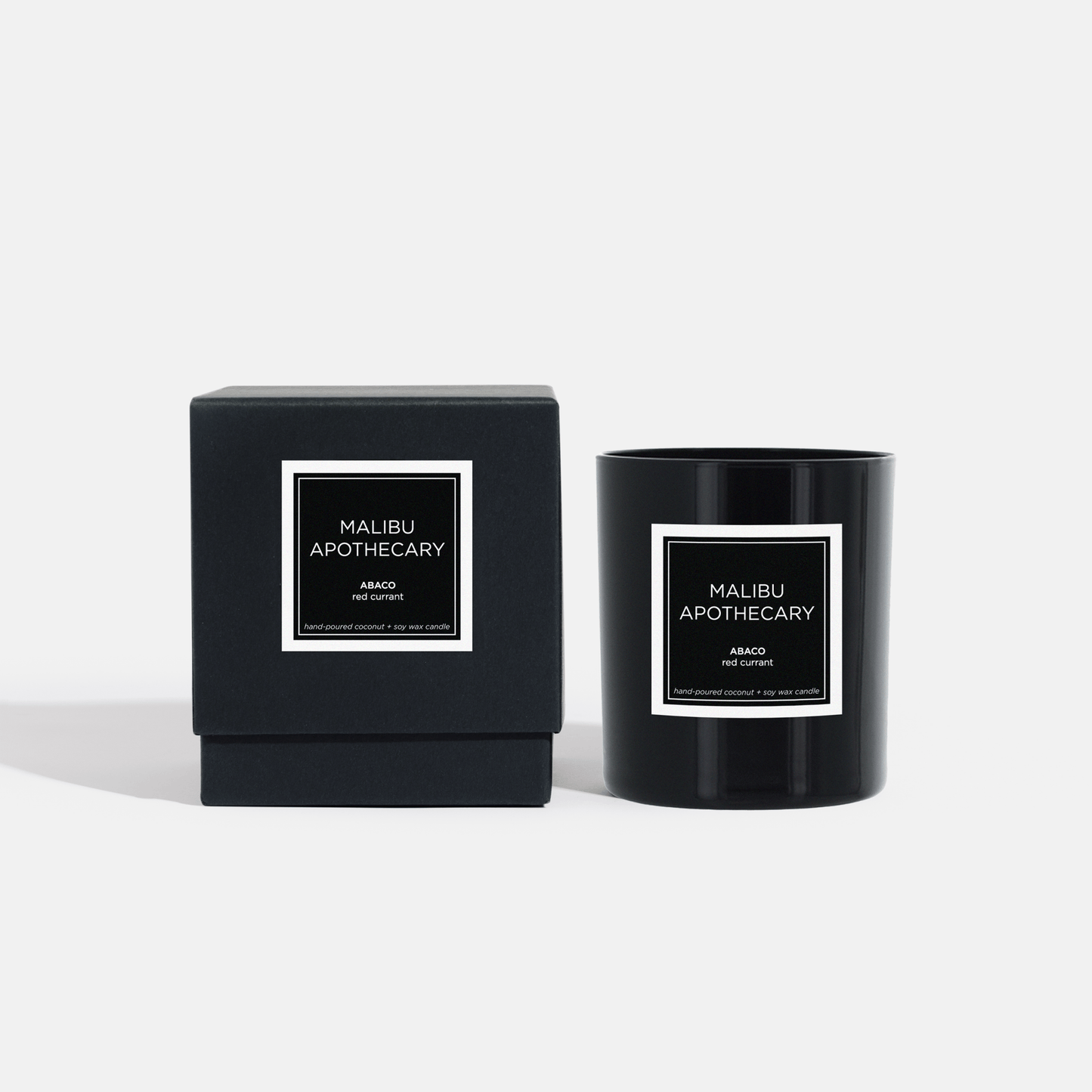 Black Gloss Candle - Choice of 9 signature scents - Marsh and Manor Collective