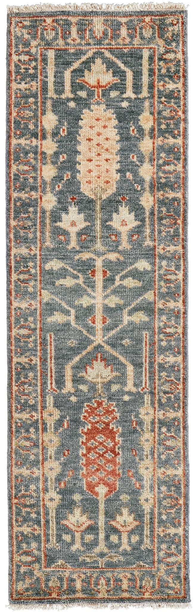 Carrington Traditional Oriental - Blue/Red/Gold Area Rug - Marsh and Manor Collective