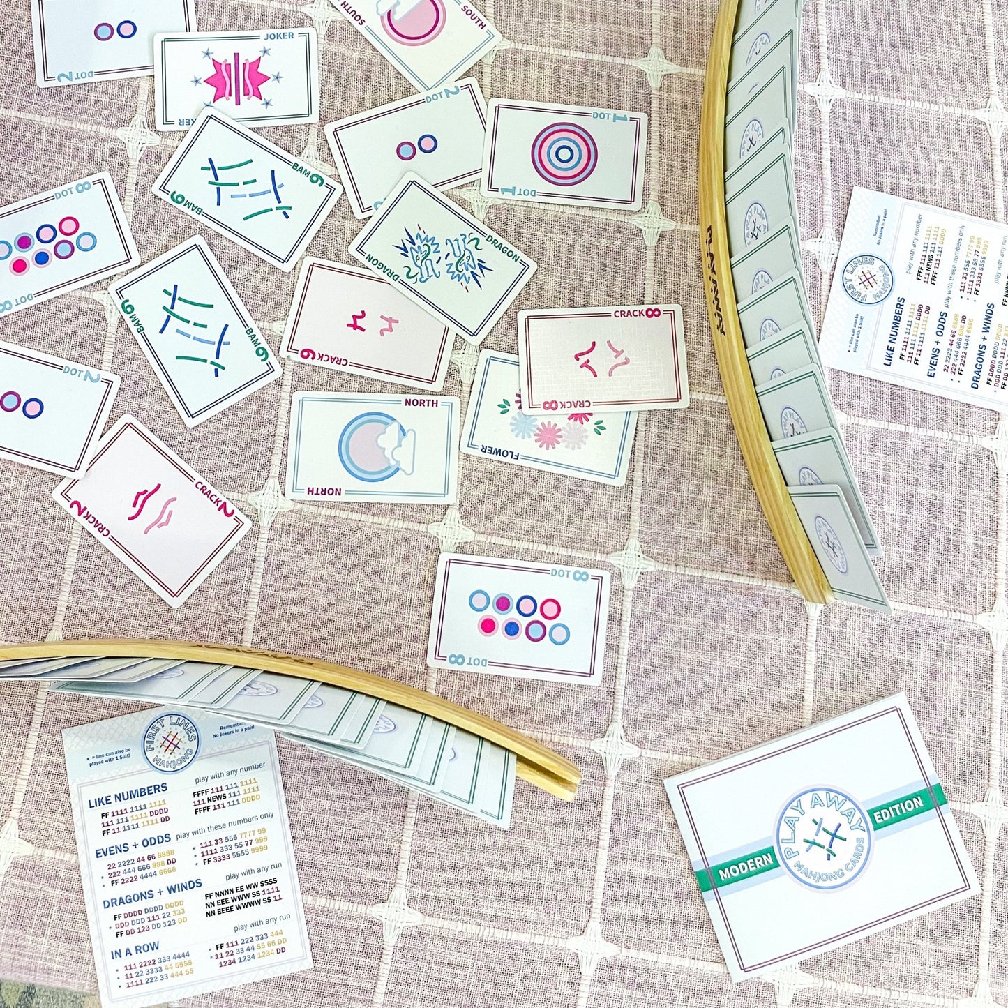 First Lines Mahjong Line Cards - Marsh and Manor Collective