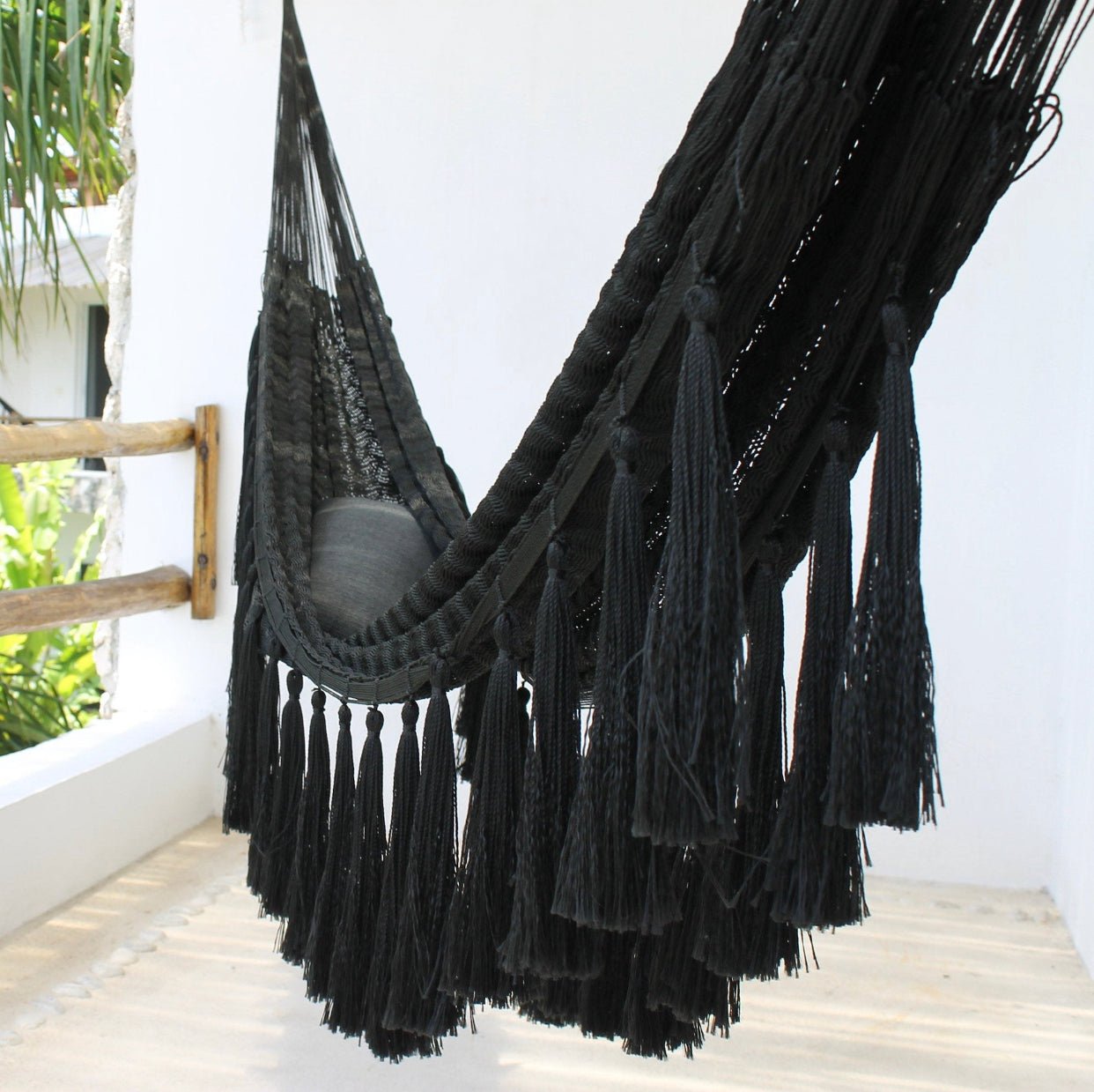 Fringe Hammock - Vintage Black - Marsh and Manor Collective