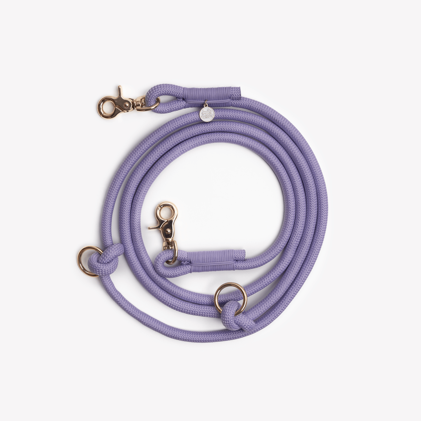 'Lavender' - Hands Free Braided Leash - Marsh and Manor Collective