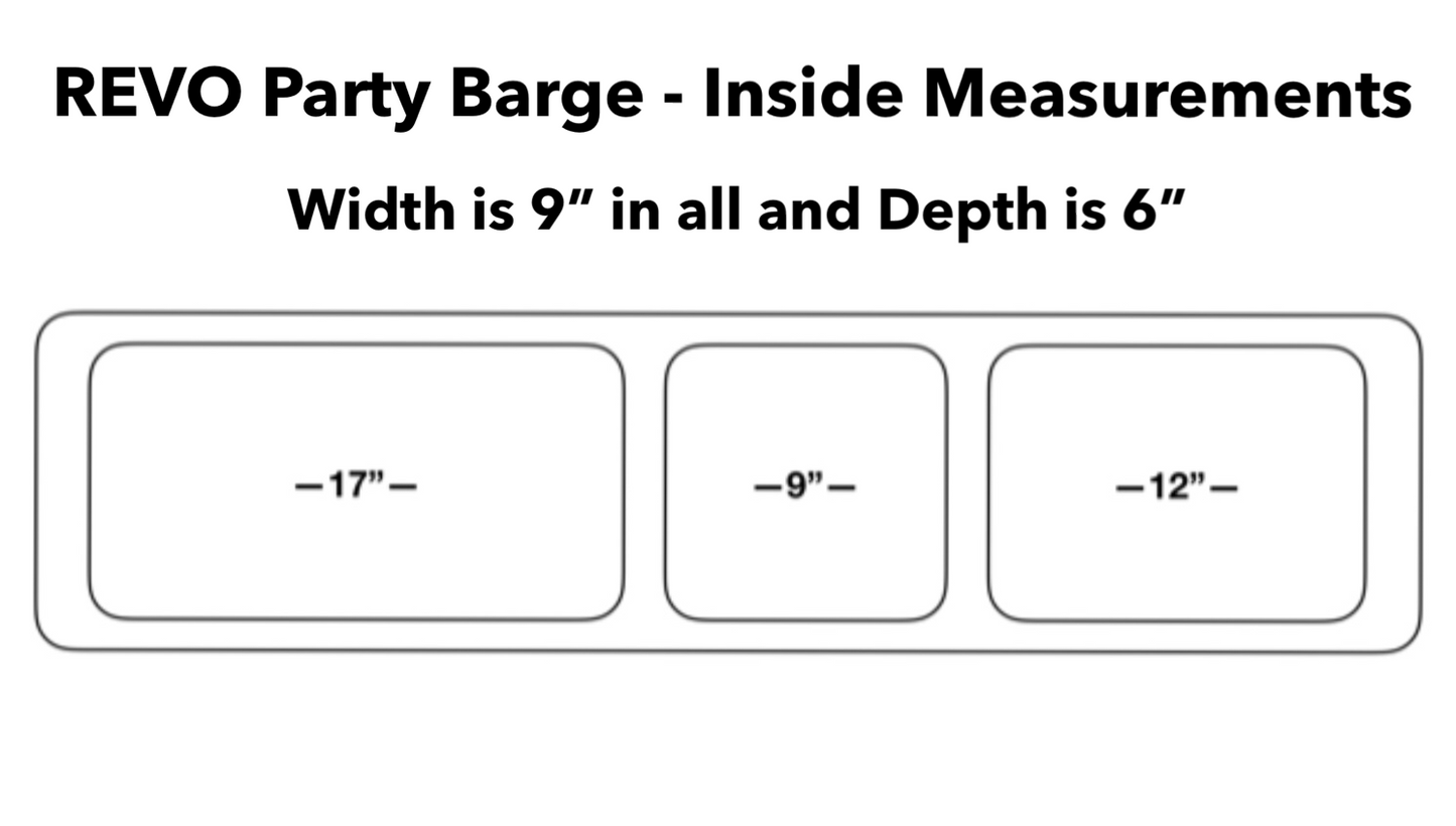 REVO Party Barge Cooler™ | Deep Black