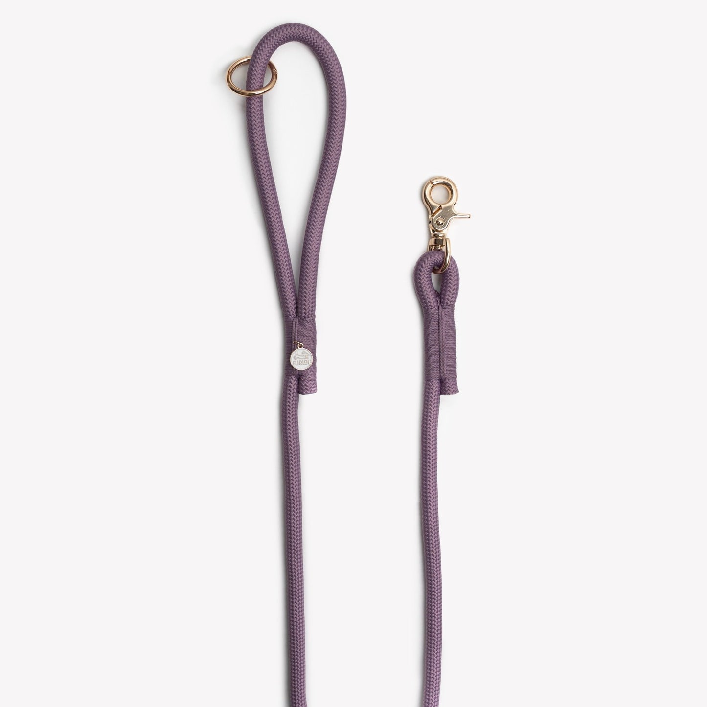'Lilac' - Braided Rope Leash - Marsh and Manor Collective