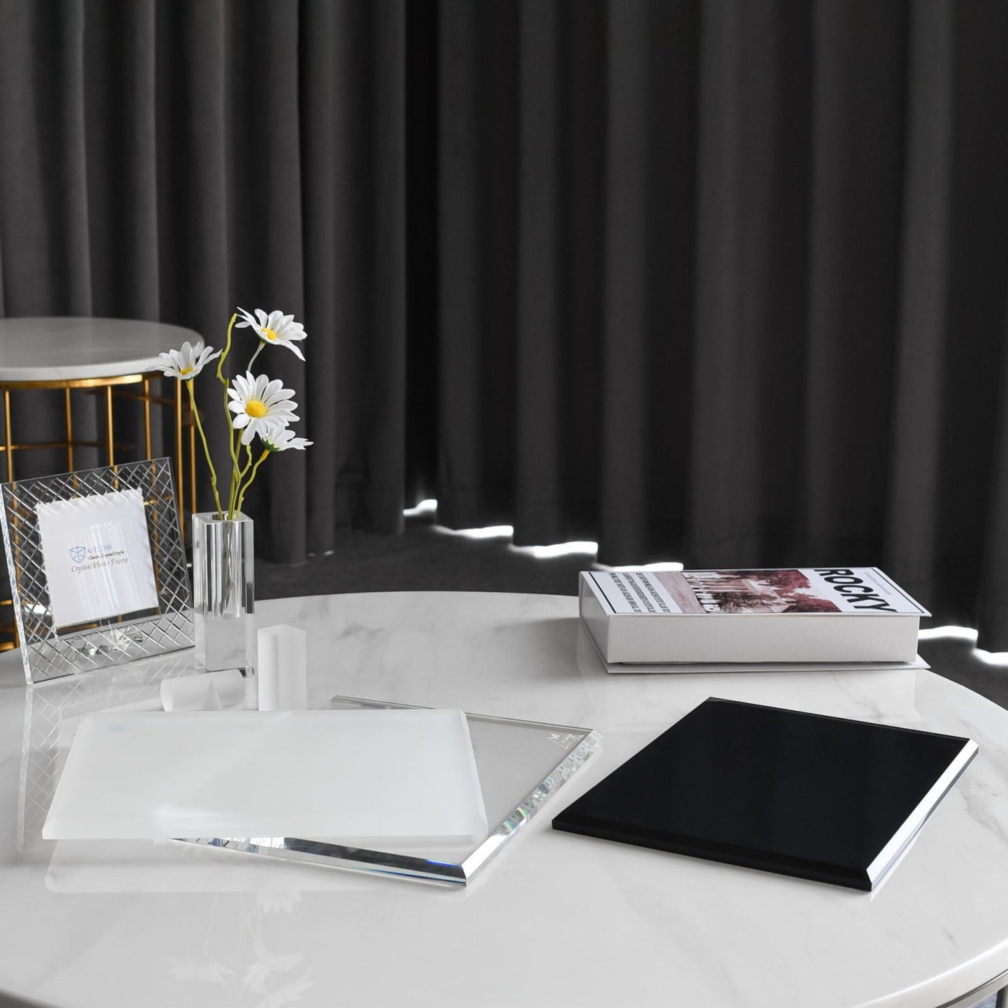 Modern Solid Crystal Tray in 8.5x11 - Marsh and Manor Collective