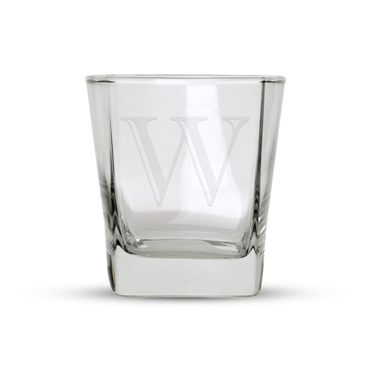 Monogrammed Rock Glasses (Set of 2) - Marsh and Manor Collective