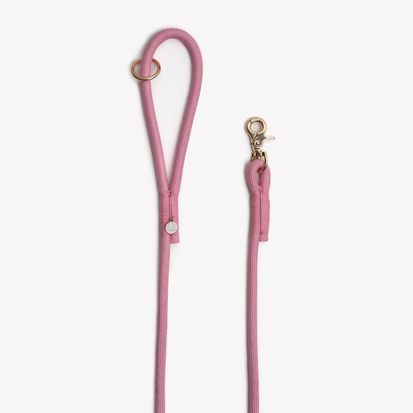 'Pink' - Braided Rope Leash - Marsh and Manor Collective