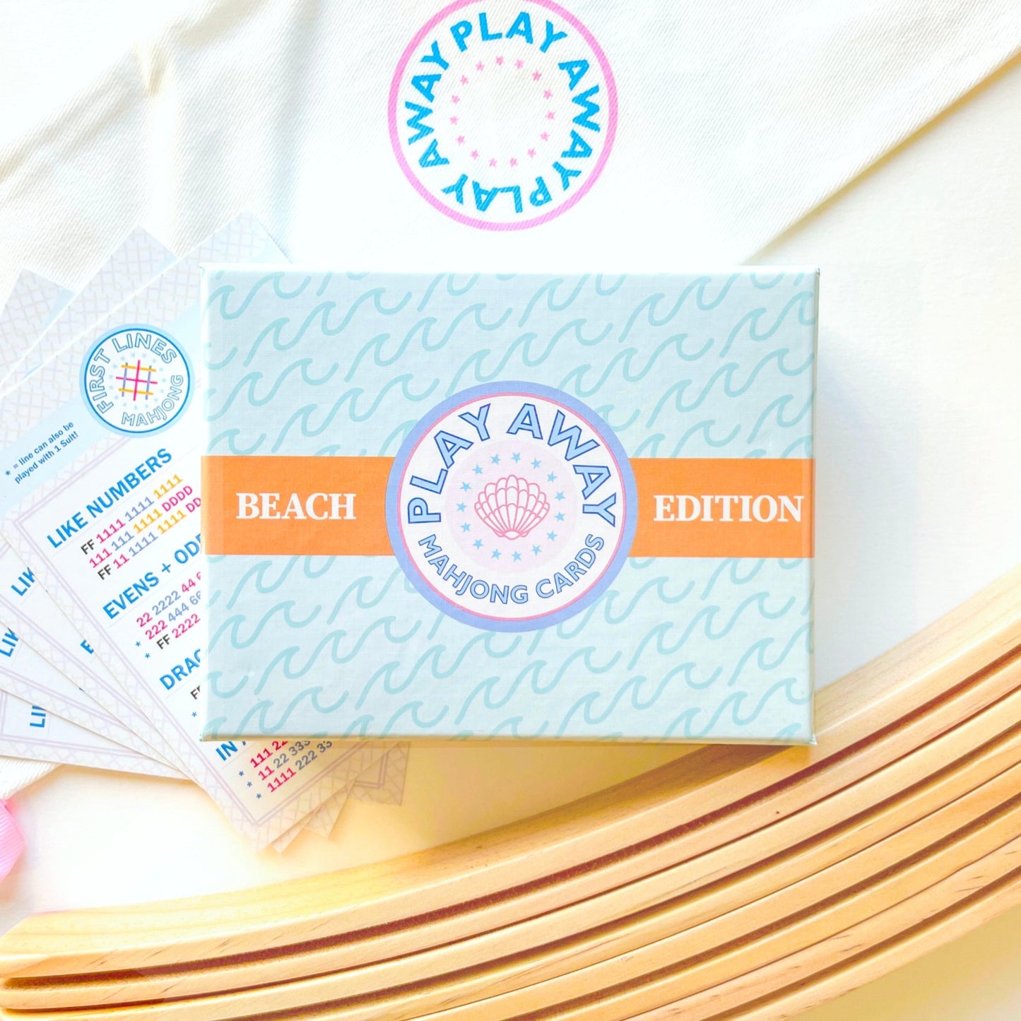 Play Away Mahjong Cards: Beach Edition - Marsh and Manor Collective
