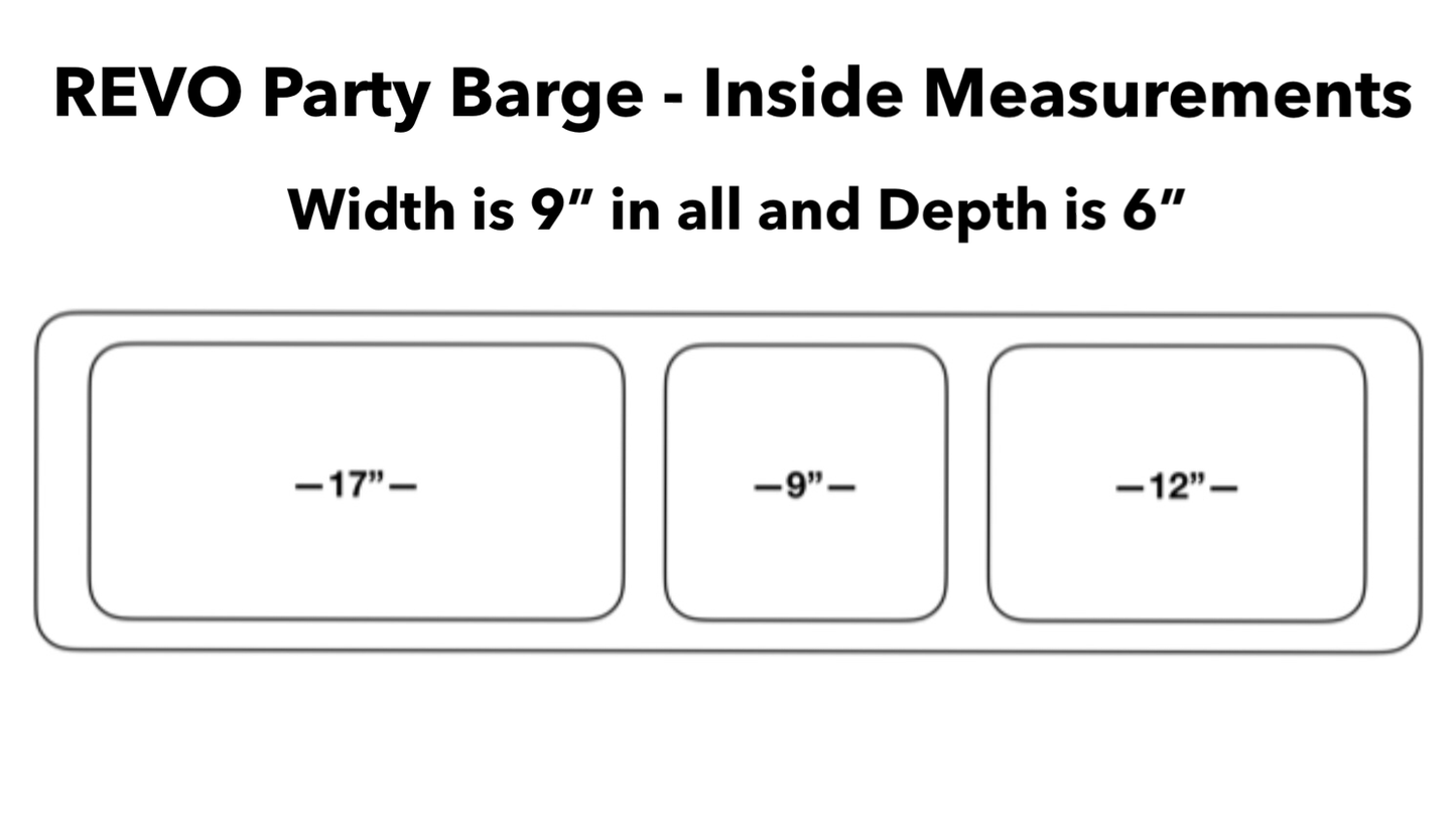 REVO Party Barge Cooler™ | Metallic Gray - Marsh and Manor Collective