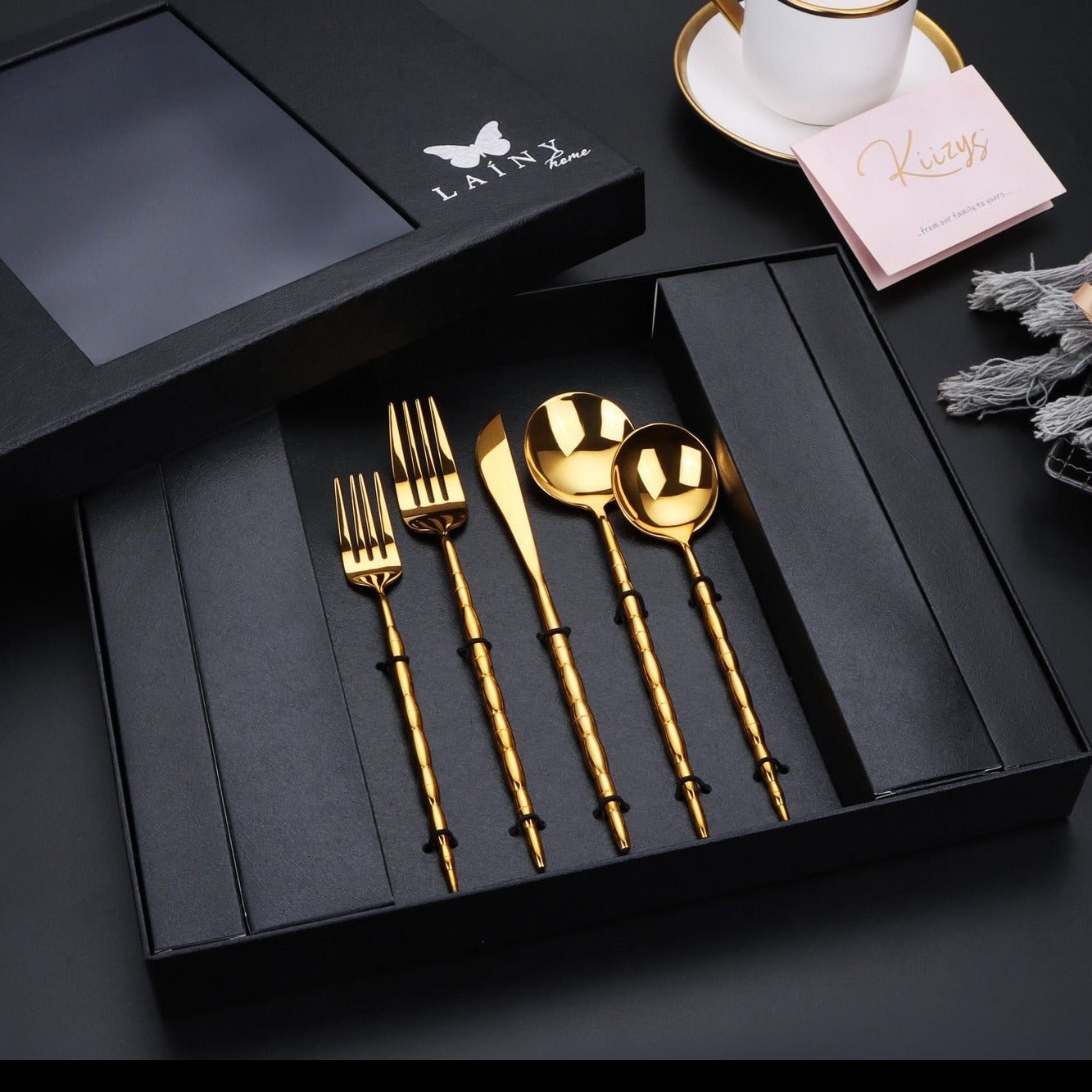 Service for 6 Bundle Flatware in Gold - Marsh and Manor Collective