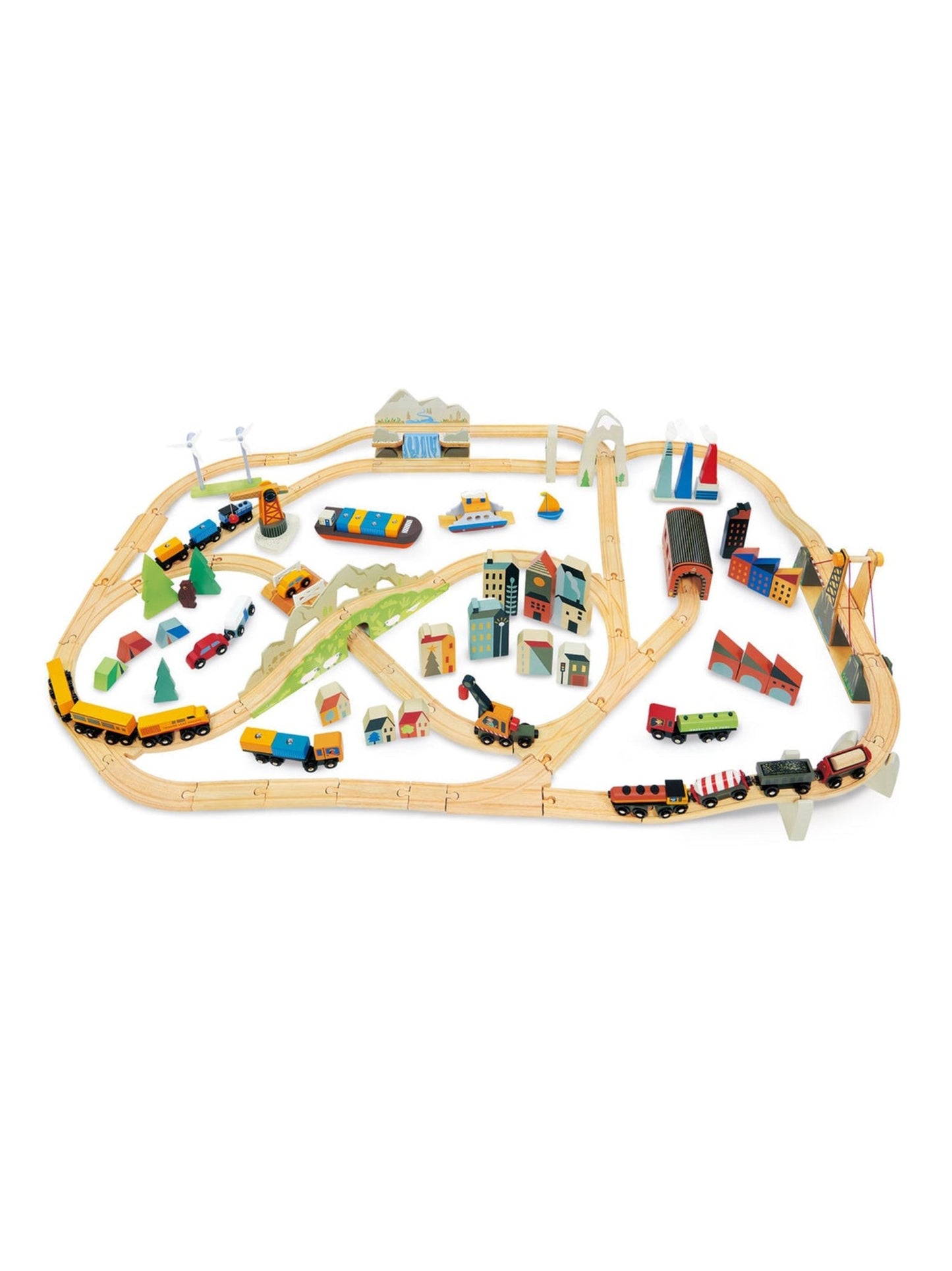 Tender Leaf Toys Mountain View Train Set - Marsh and Manor Collective