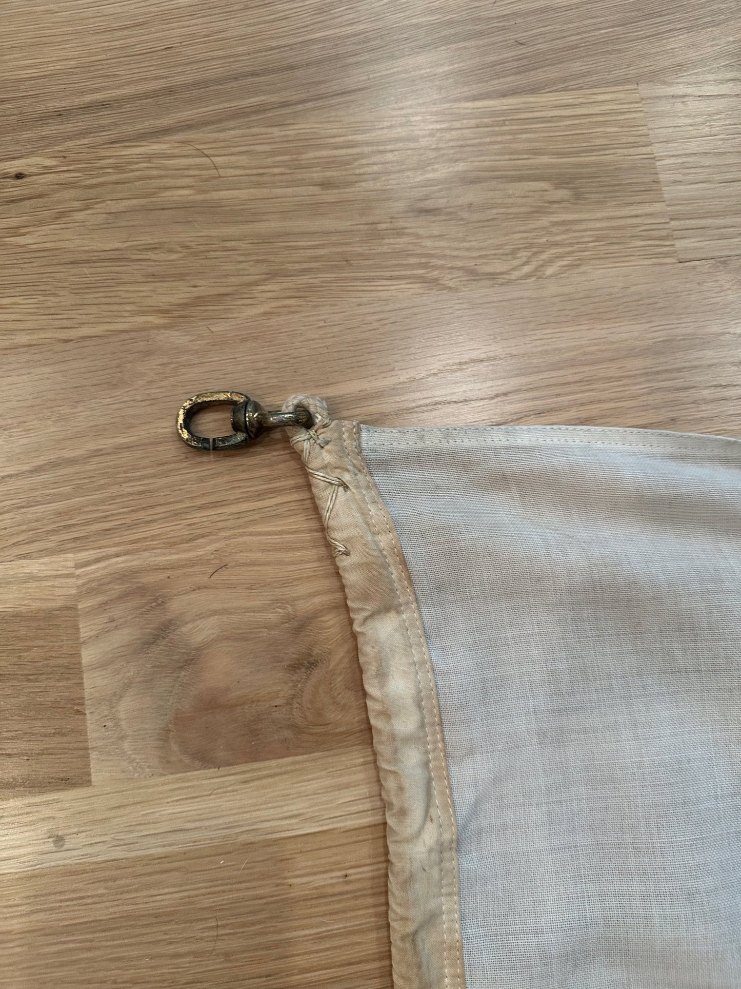 Vintage Red & White Cross Nautical Flag