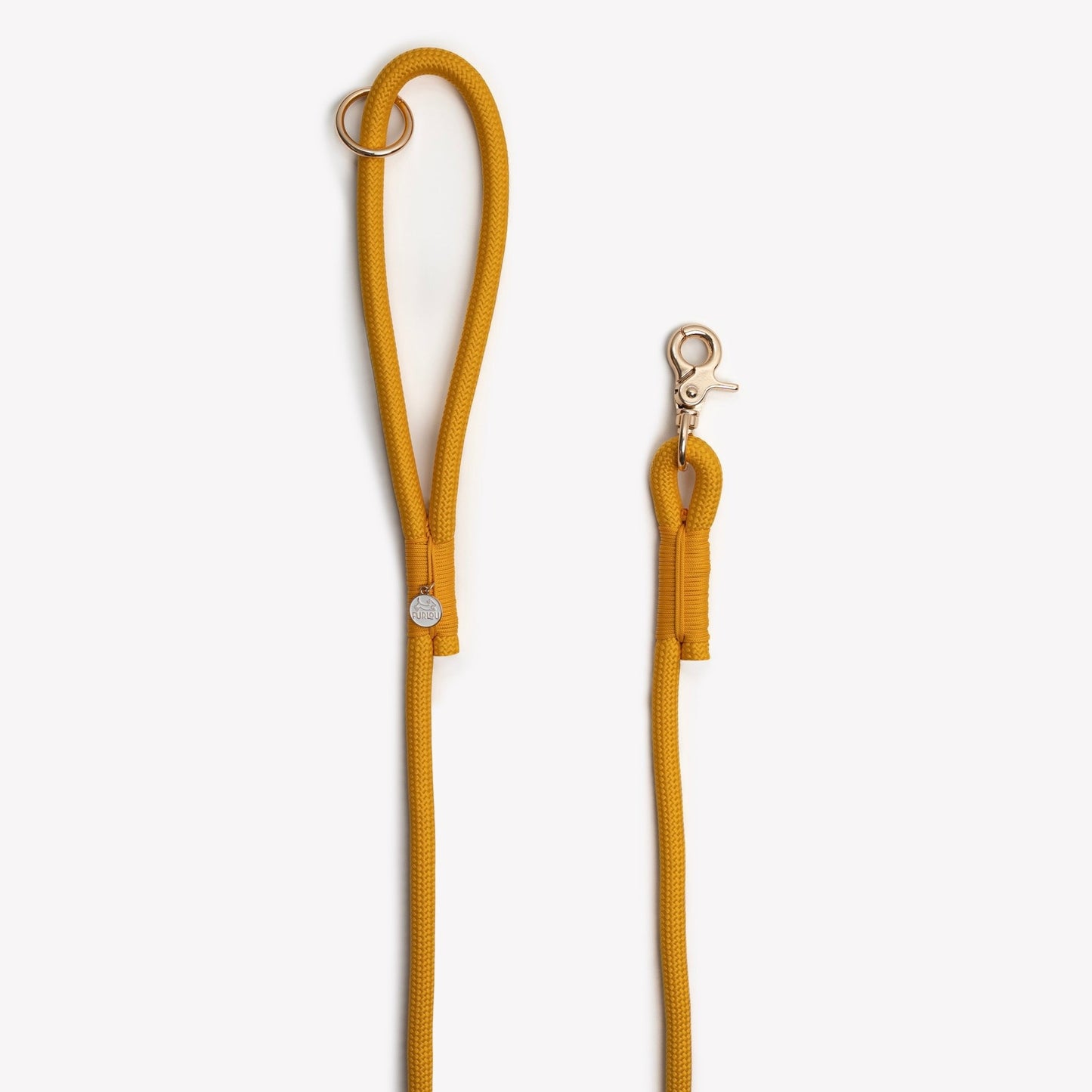 'Yellow' - Braided Rope Leash - Marsh and Manor Collective