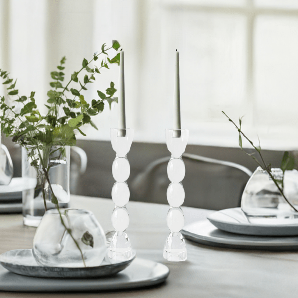 14” Oval Tealight Compatible Candlesticks - Marsh and Manor Collective