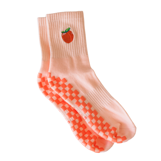 The Just Peachy Grip Sock