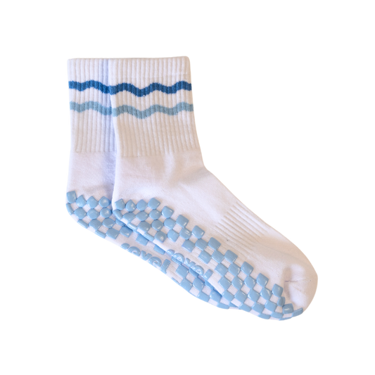 The Catch My Drift Grip Sock in Amalfi