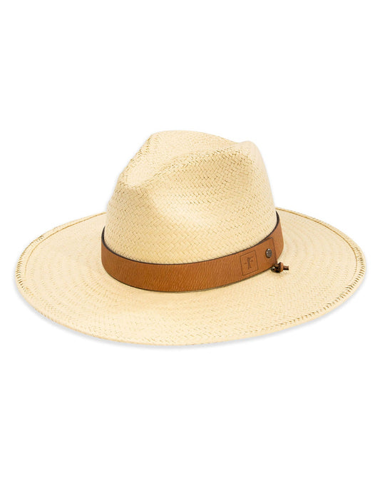 Brimmed Field Hat - Burlap Straw