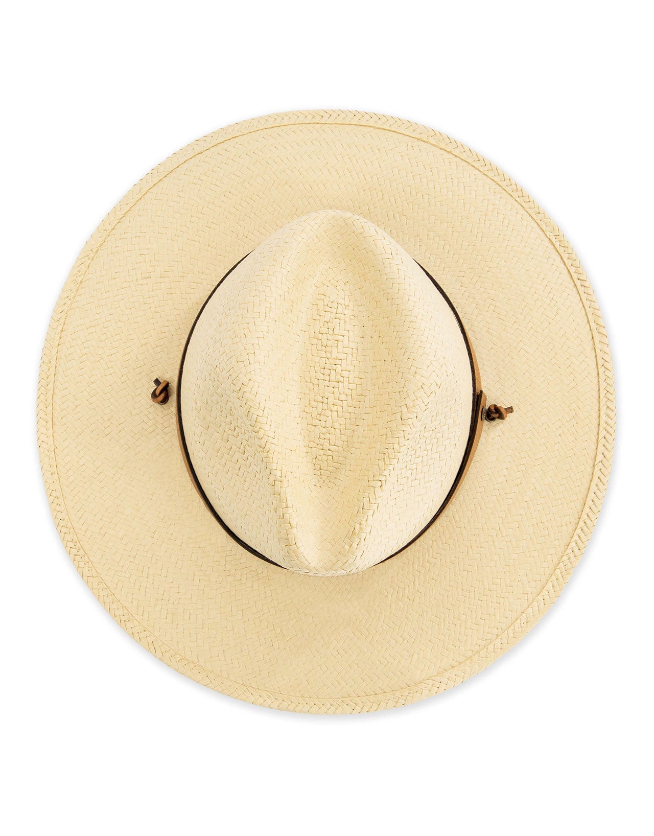 Brimmed Field Hat - Burlap Straw