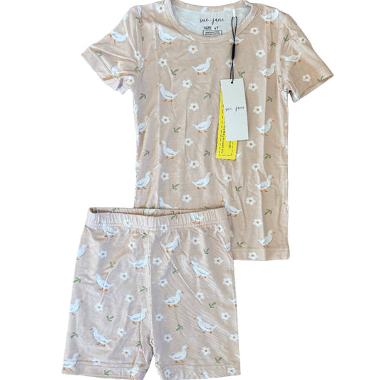 Goose Bamboo Shorts Set