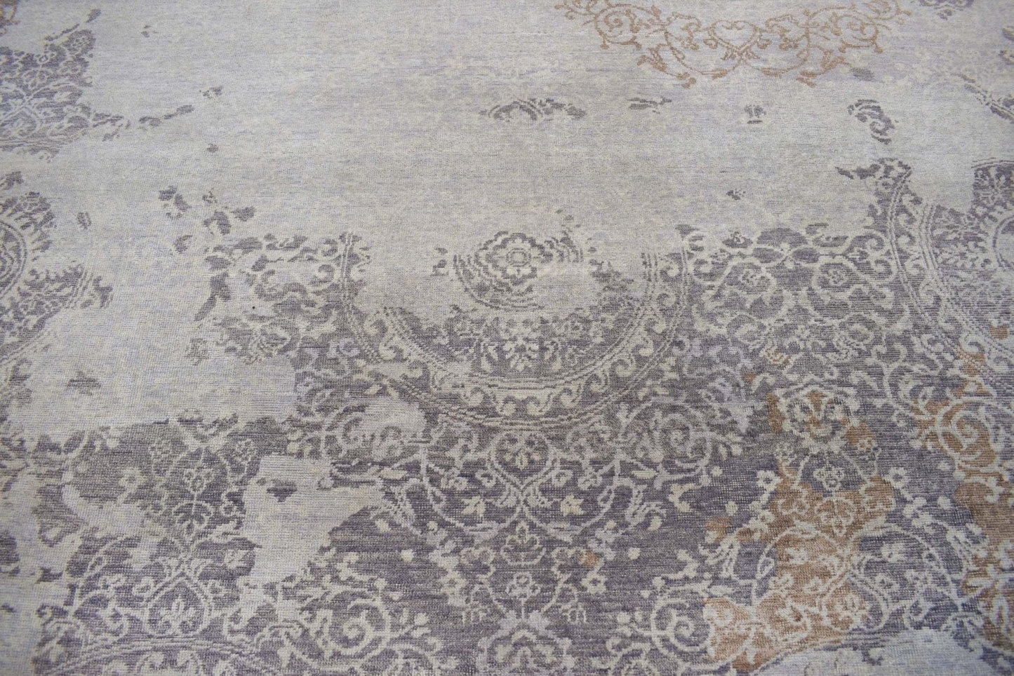 8x10 Rug | Modern Handmade Wool blended viscose Area Rug | TRD1634810 - Marsh and Manor Collective