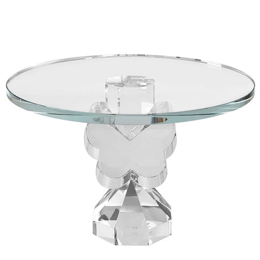 9” Butterfly Cake Plate in ALL Clear - Marsh and Manor Collective