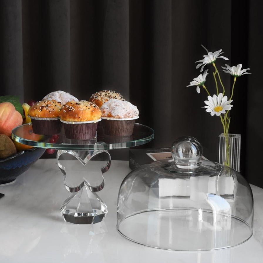 9” Butterfly Cake Plate in ALL Clear - Marsh and Manor Collective