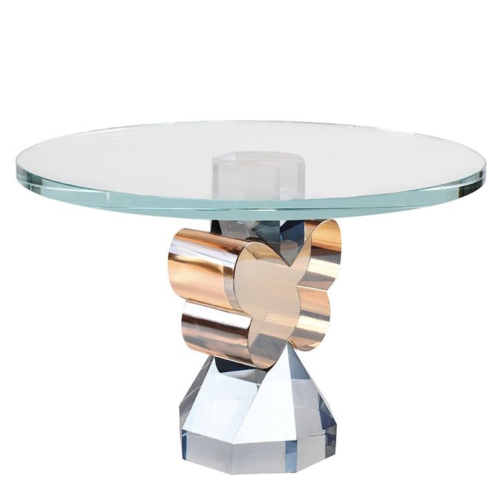 9” Butterfly Cake Plate in Aqua/Gold - Marsh and Manor Collective