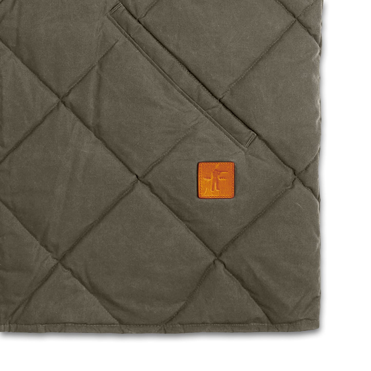 Arthur Quilted Waxed Down Vest