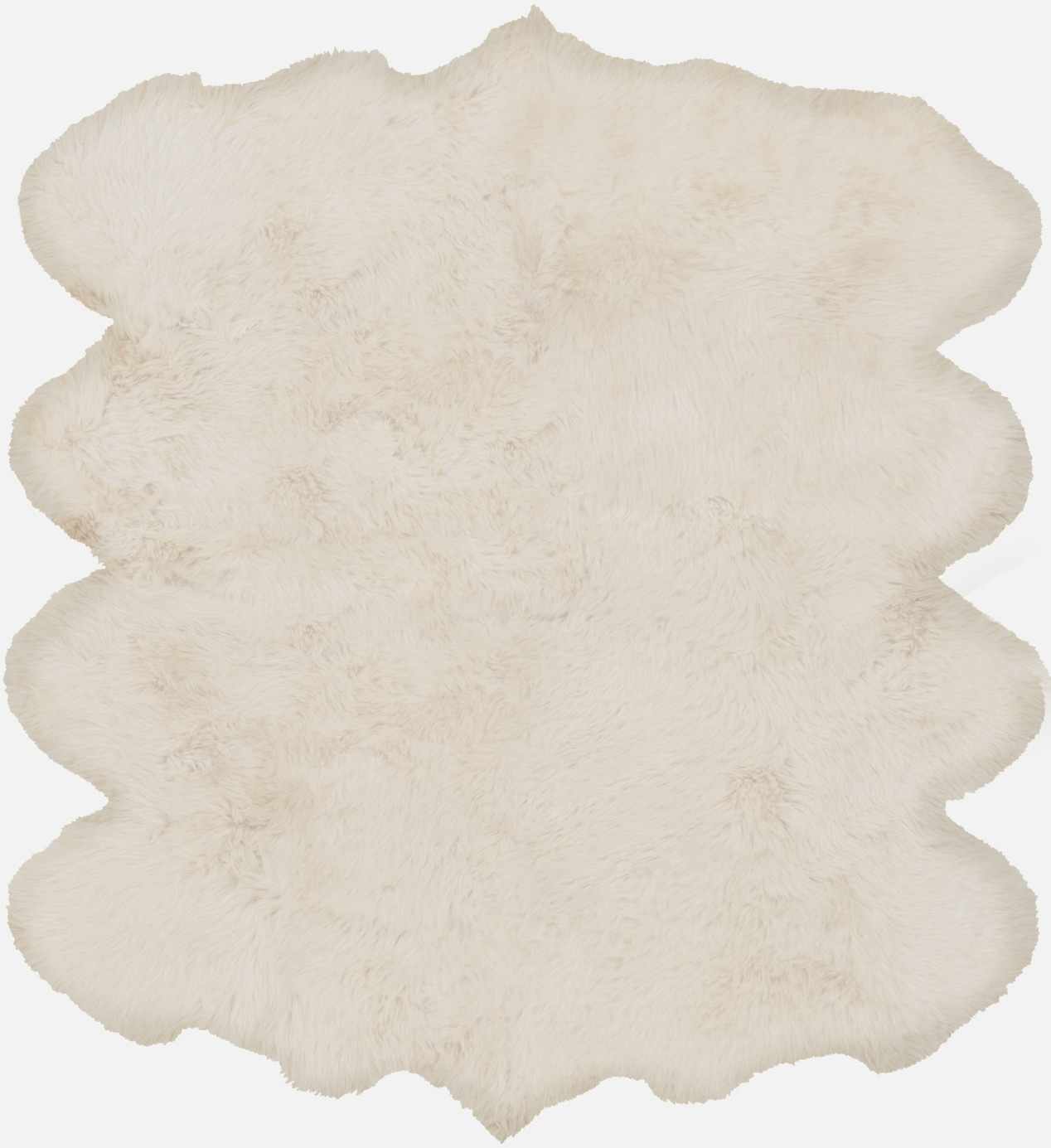 Premium White Soft Sheepskin Rug