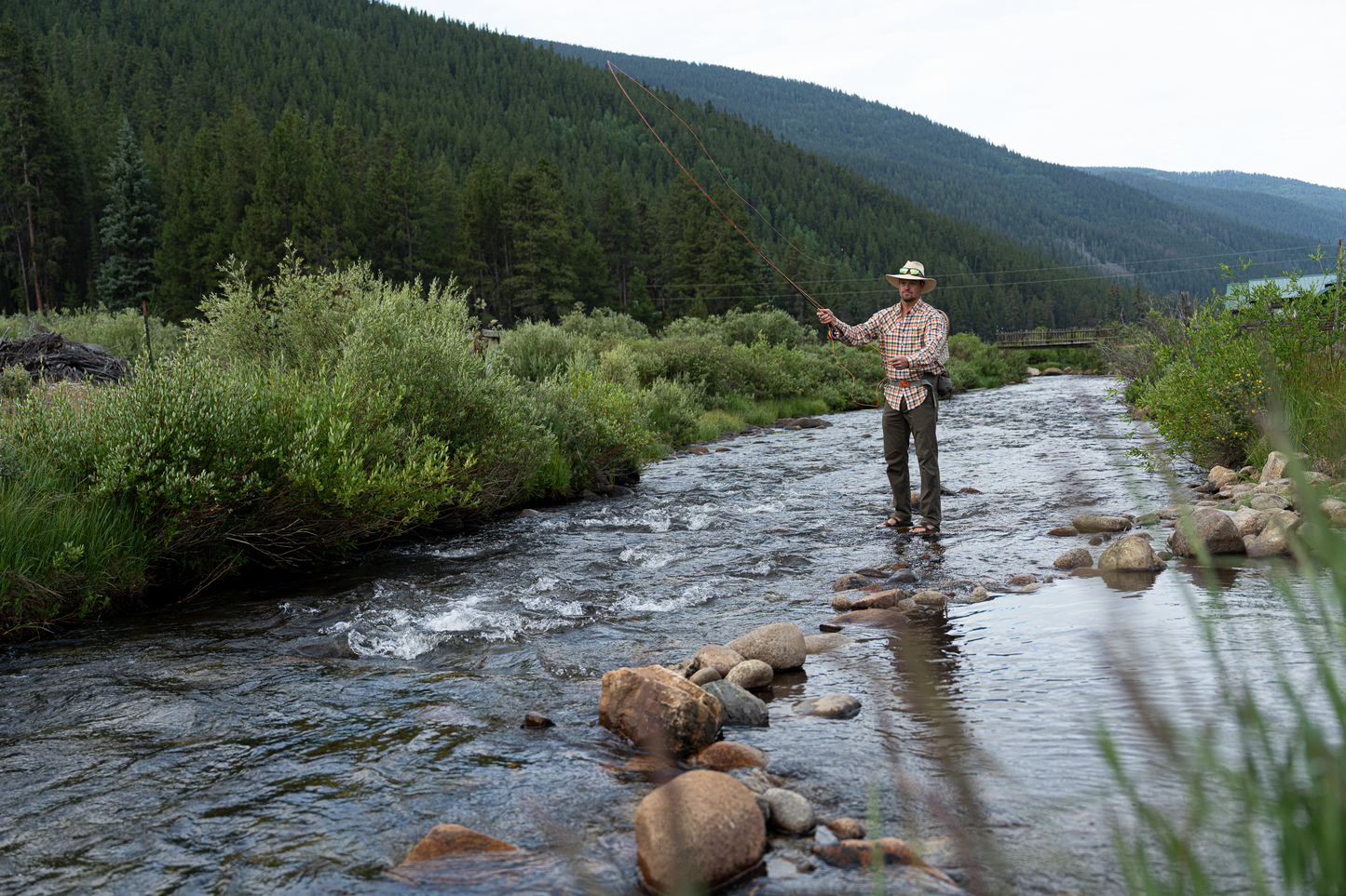 Brimmed Field Hat - Burlap Straw