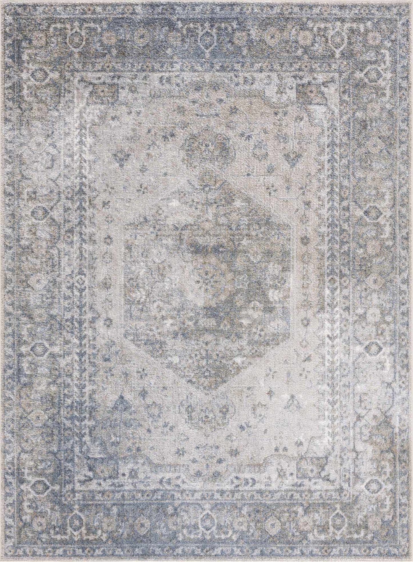 Gael Blue Boutique Washable Rug