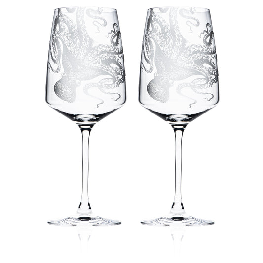 Lucy Red Wine Glasses, Set of 2