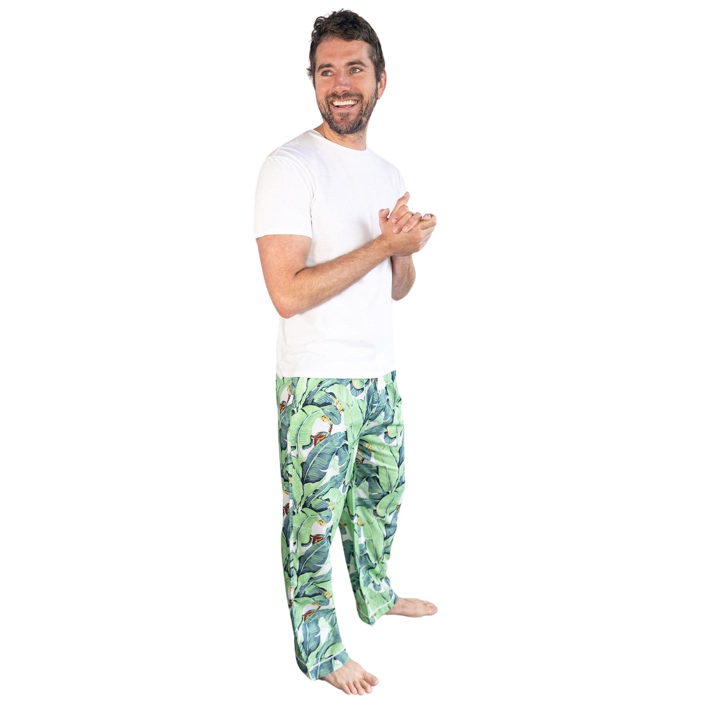 Men's Martinique® Green Banana Leaf PJ Pants