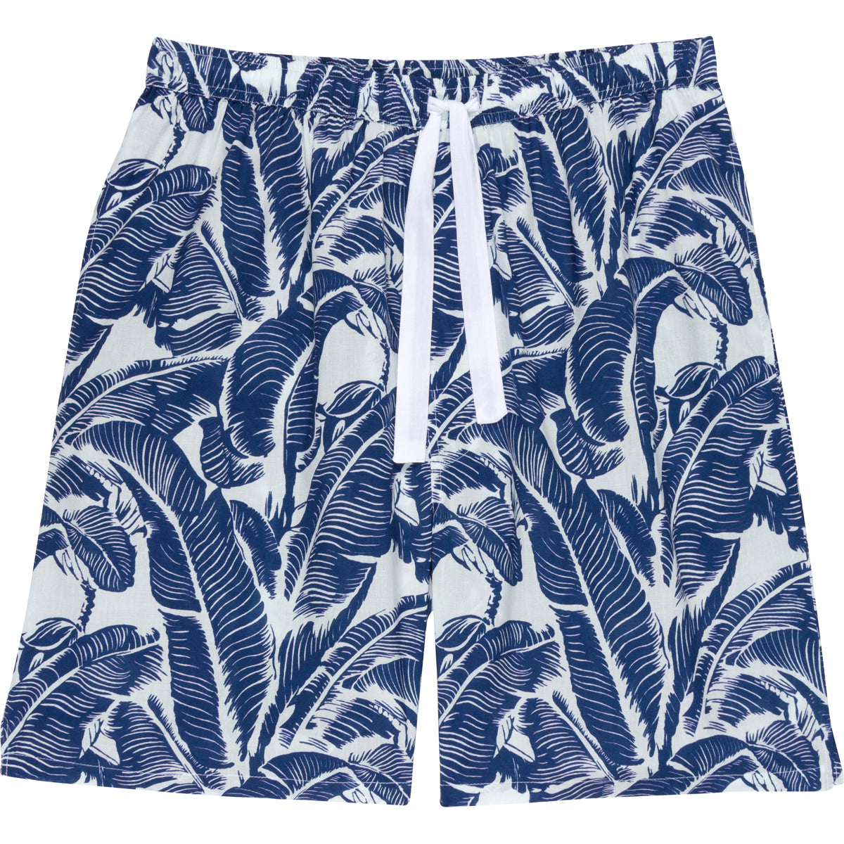 Men's Martinique® Blue Banana Leaf Sleep Shorts