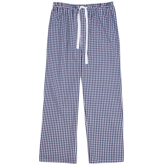 Men's Hepburn Gingham Navy PJ Pants