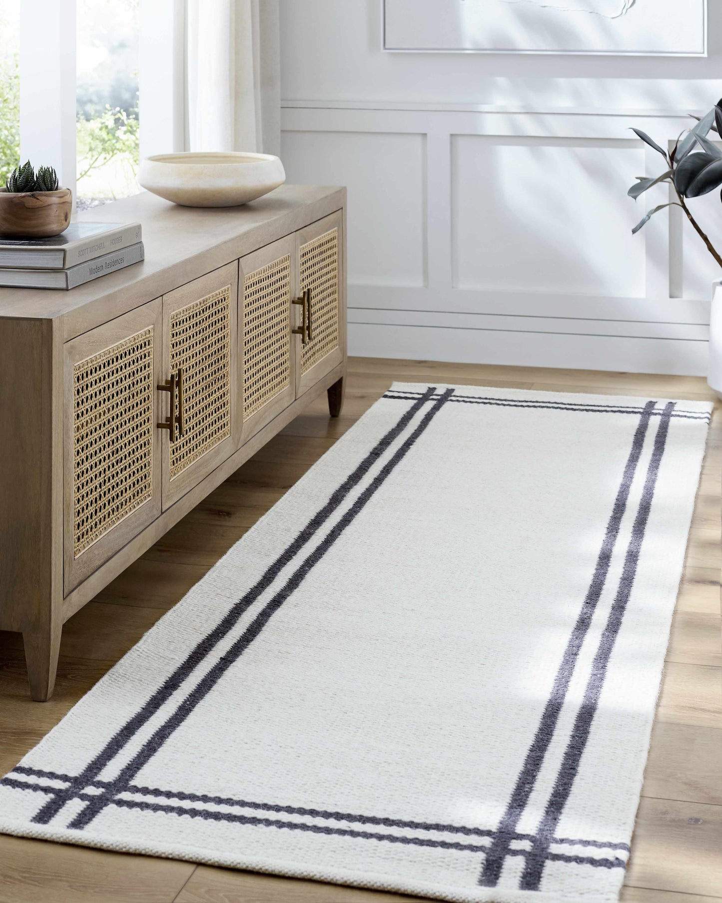 Nimue Bordered Wool Rug