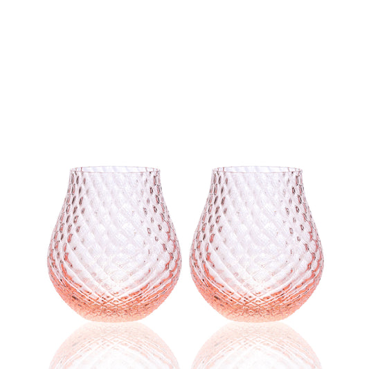 Phoebe Stemless Wine Glasses, Set of 2