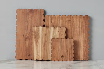 Intercoastal rectangle Scalloped Cutting Board