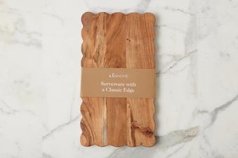 Intercoastal rectangle Scalloped Cutting Board