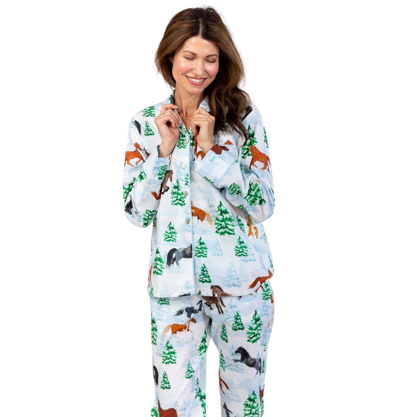 Women's Skydog Wild & Free Long PJ Set