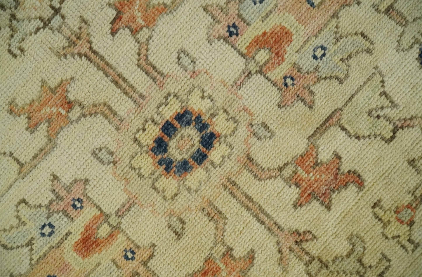 Antique Style Empress Tabriz 6x8 Hand Knotted Beige and Rust Modern Traditional Wool Rug | N35368 - Marsh and Manor Collective