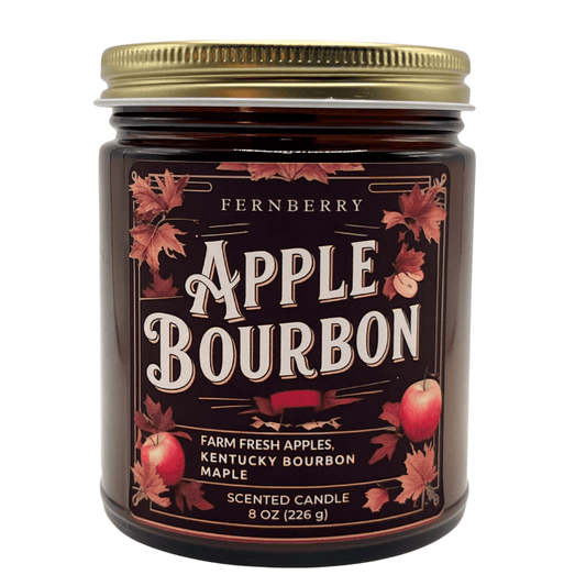 Apple Bourbon Wood Wick Candle | Fall Collection - Marsh and Manor Collective