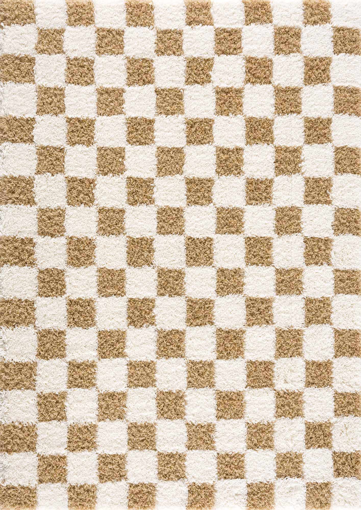 Atira Mustard Checkered Area Rug - Marsh and Manor Collective