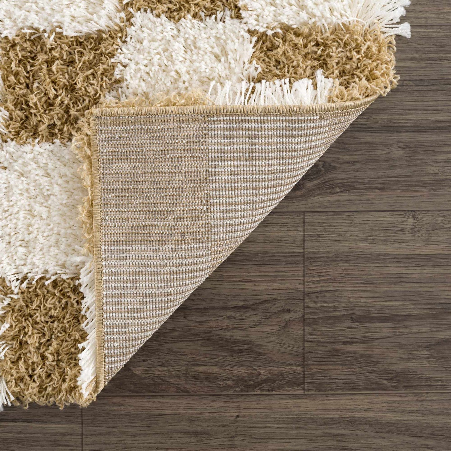 Atira Mustard Checkered Area Rug - Marsh and Manor Collective