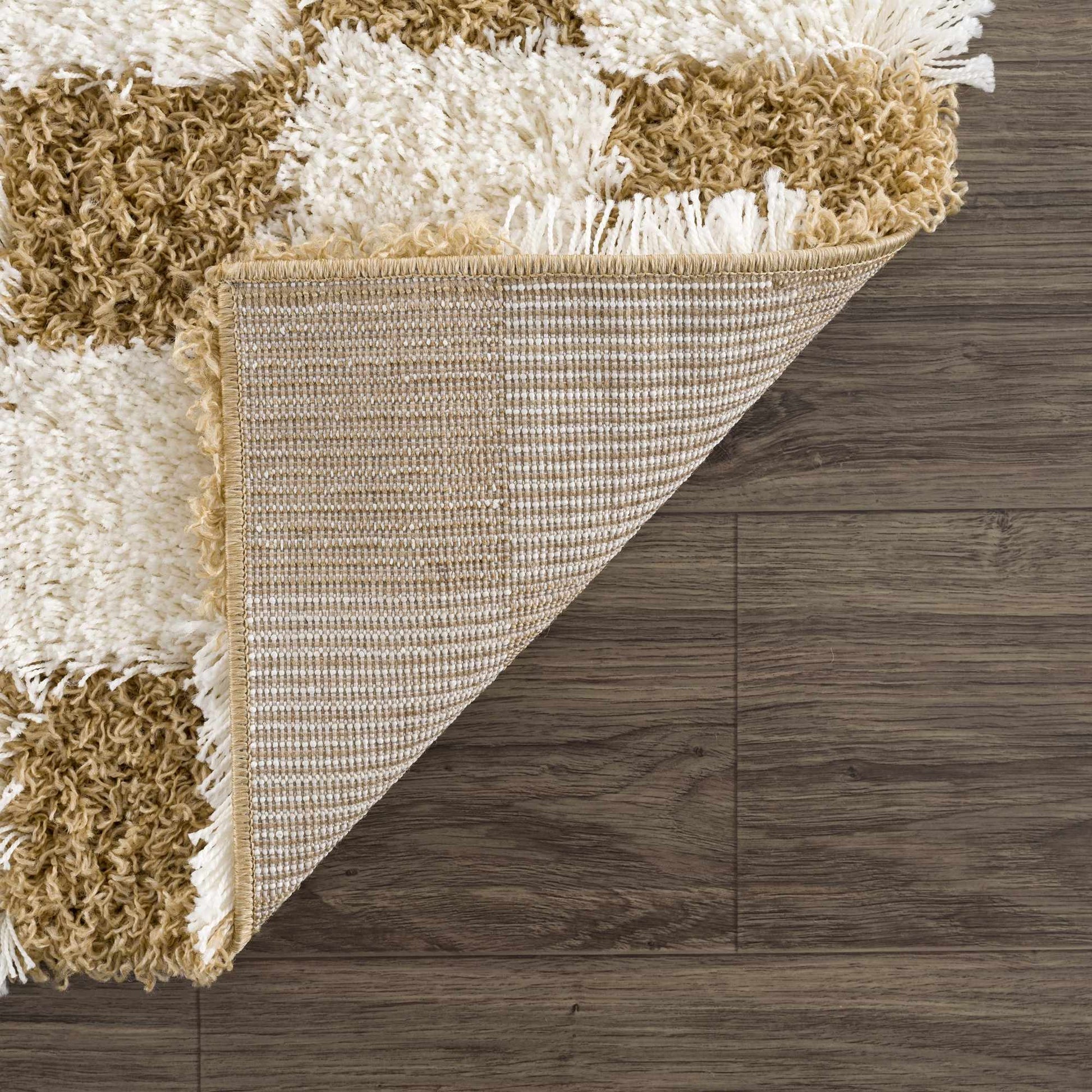 Atira Mustard Checkered Area Rug - Marsh and Manor Collective